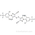 1H-pyrazole-3-carbonitrile, 4,4&#39;-dithiobis [5-amino-1- [2,6-dichloro-4- (trifluorométhyl) phényl] - CAS 130755-46-3